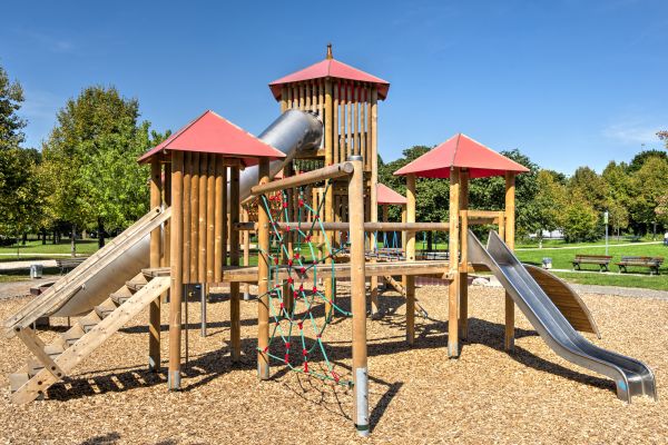 Playground Mulch Installation in Southport