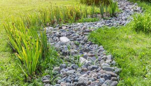 River Rock Garden Installation in Southport
