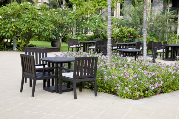 Courtyard Landscaping in Southport