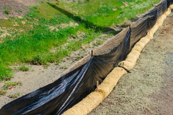 Straw Wattle Installation in Southport