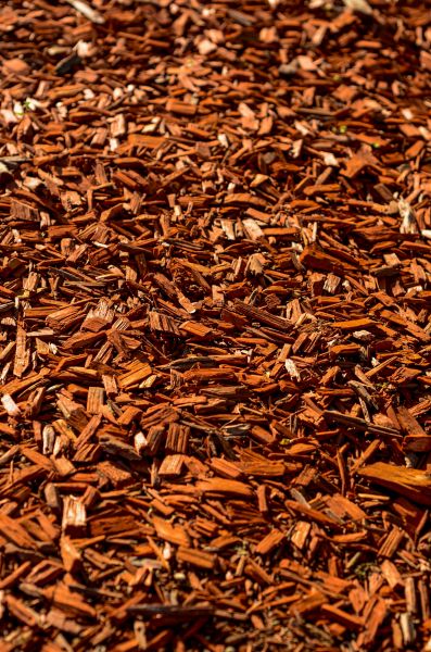 Cedar Mulch Spreading in Southport